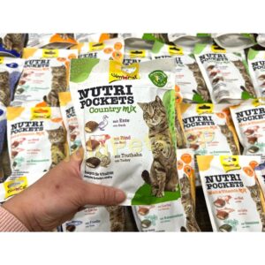 Bánh thưởng cho mèo Gimcat snack nutri pocket