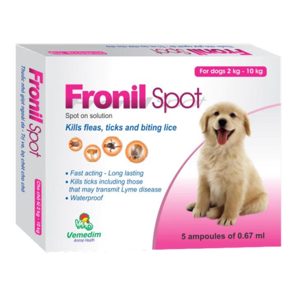 Nhỏ gáy trị ve rận Fronil