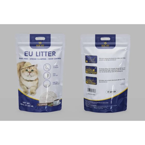 Cát vệ sinh cho mèo siêu vón EU Litter
